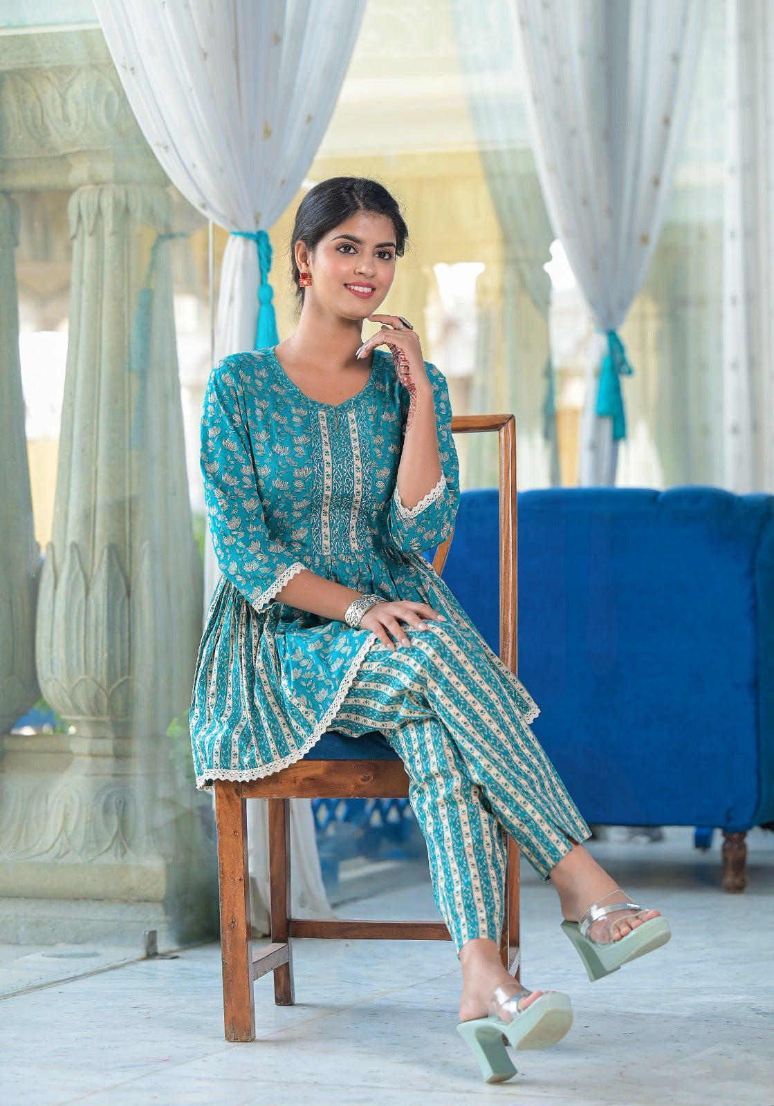 Elegant Lace Cotton Duo