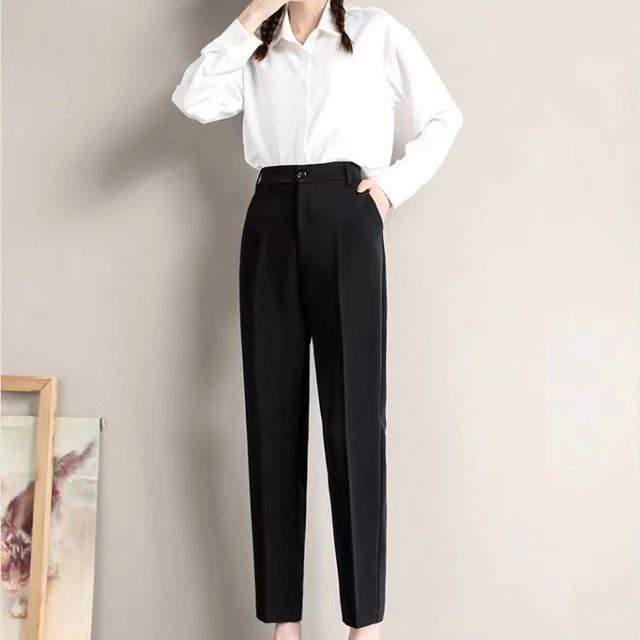 Classic Stretch Mom Fit Denim Pants