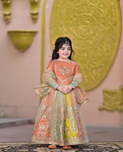 Myra Pastel Garden Lehenga