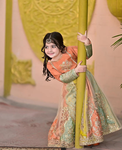 Myra Pastel Garden Lehenga