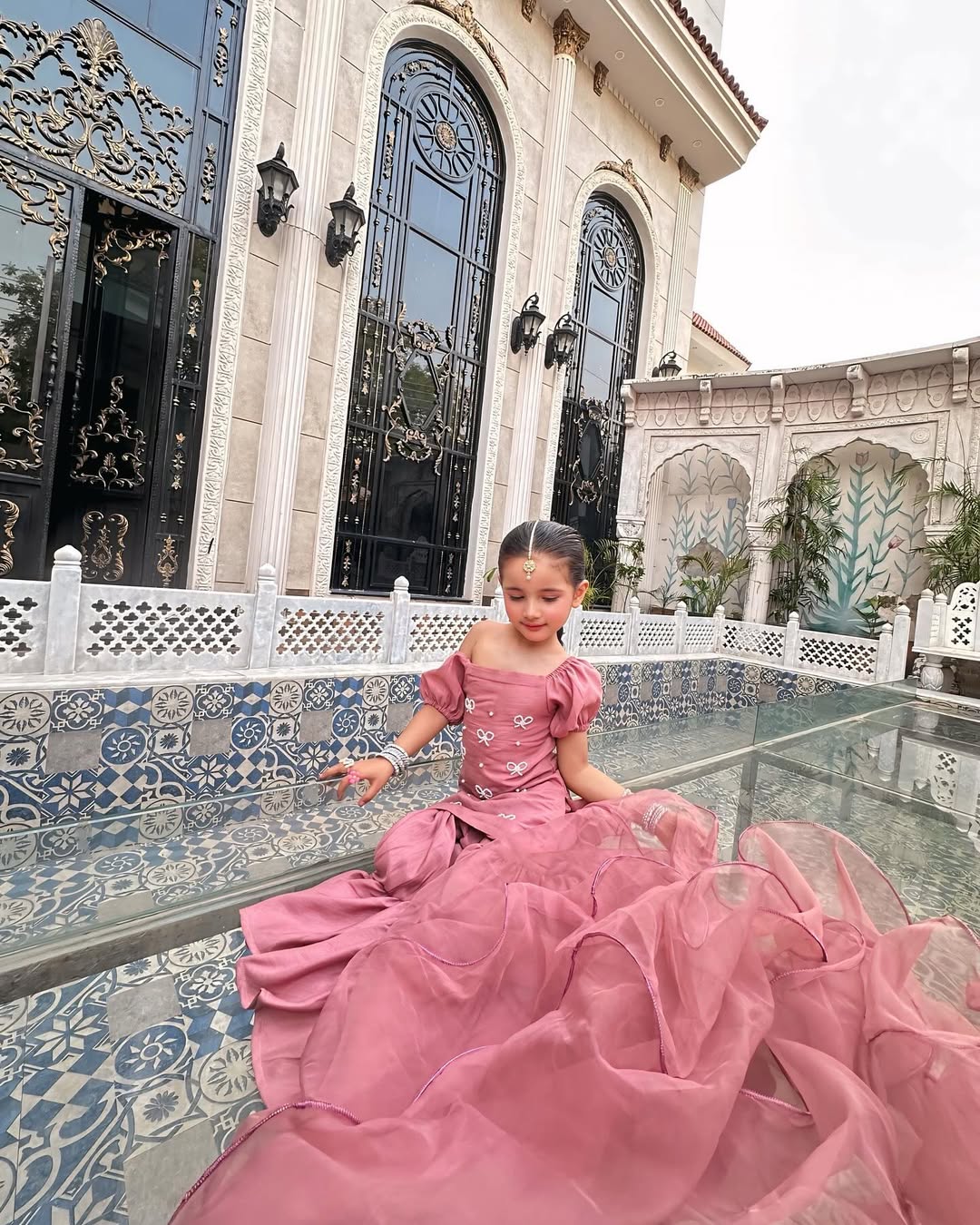 Princess Aaliya Sharara Set