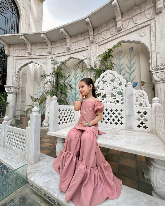 Princess Aaliya Sharara Set