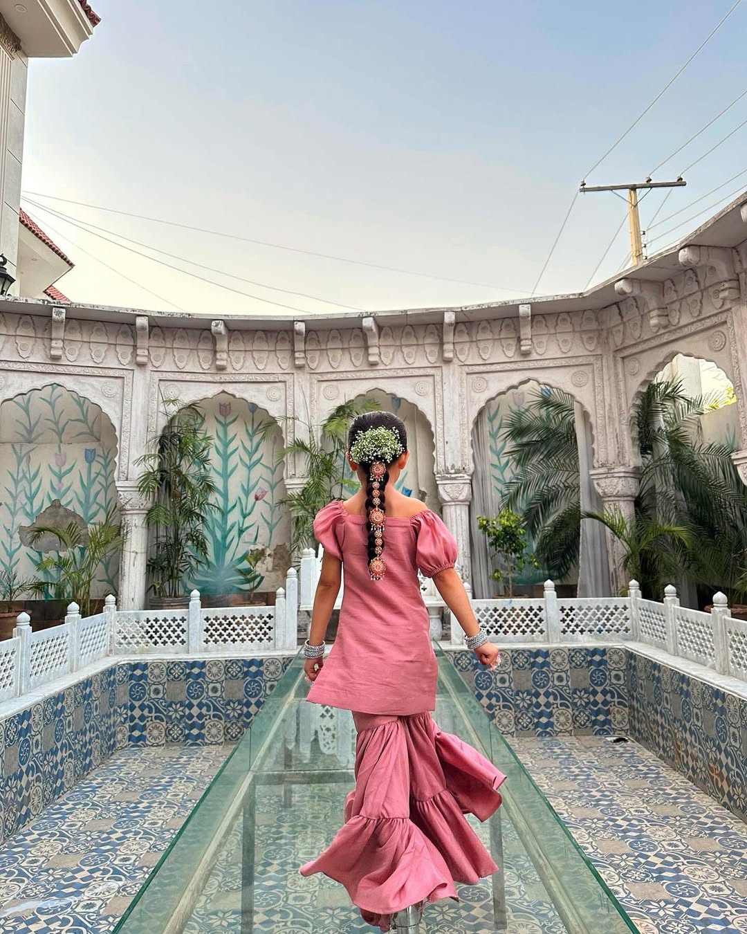 Princess Aaliya Sharara Set