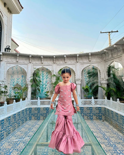 Princess Aaliya Sharara Set